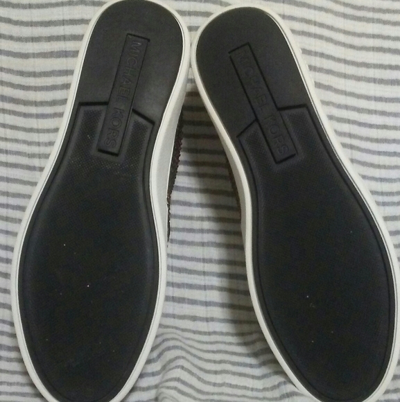 *SOLD* MK Brown Glitter Slip-ons - Picture 4 of 5